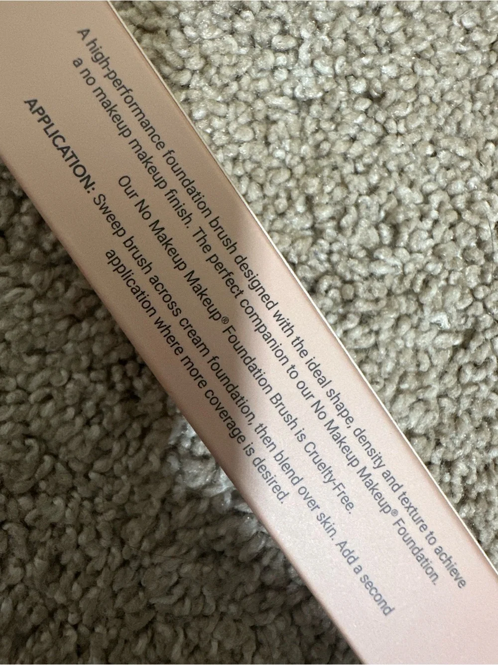 New In Box The Original No Makeup Makeup Foundation Brush $30